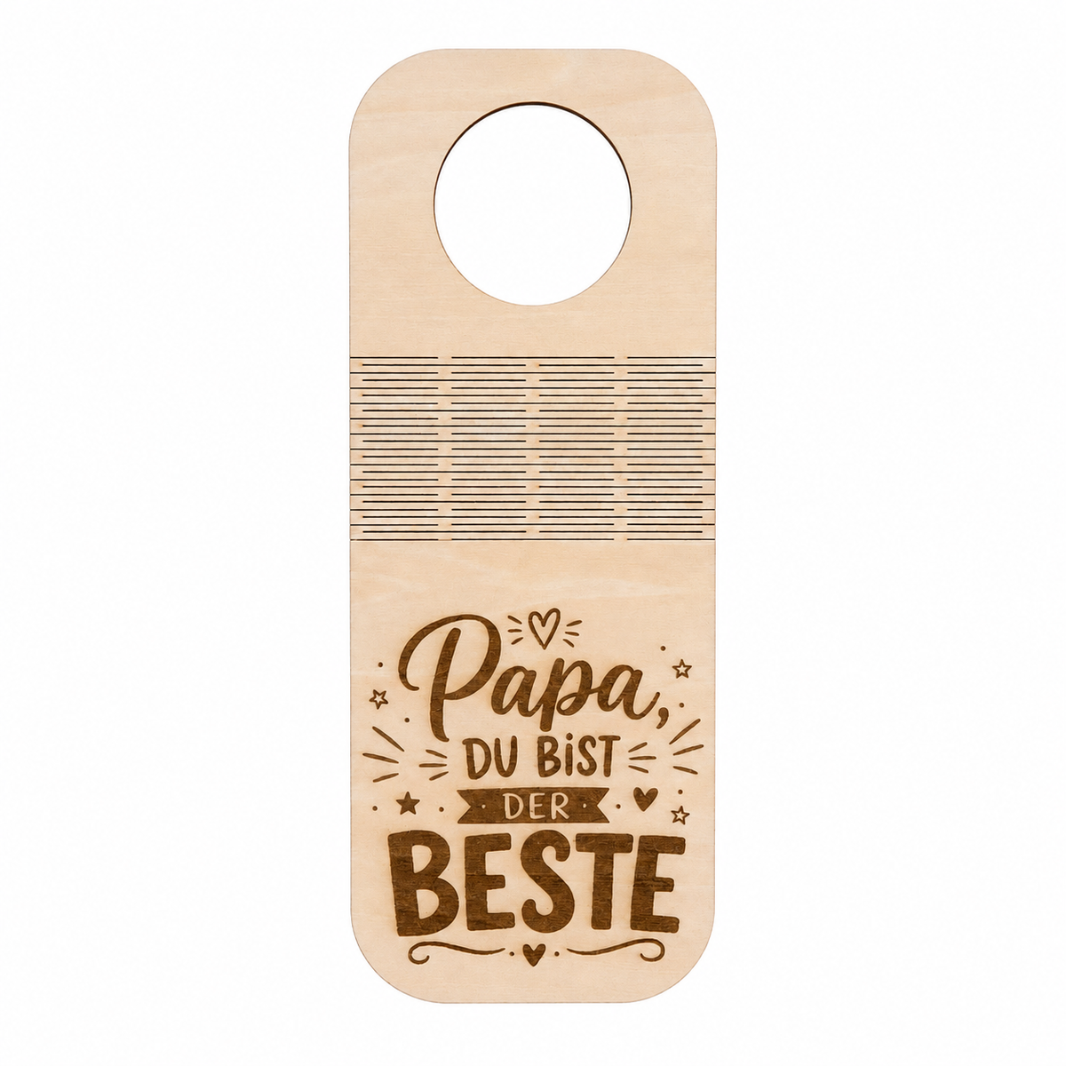 Flaschenanhänger „Papa DU BIST DER BESTE“