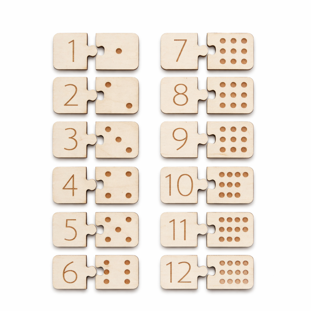 Lernpuzzle "Zahlen"