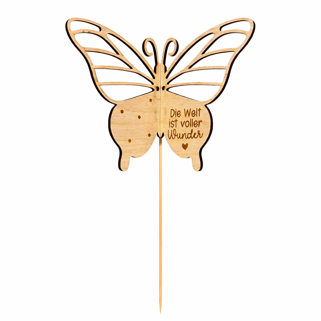 Schmetterling "Die Welt ist voller Wunder"