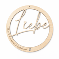 Holzkranz "Liebe ...hält die Zeit an und lässt die Ewigkeit beginnen."