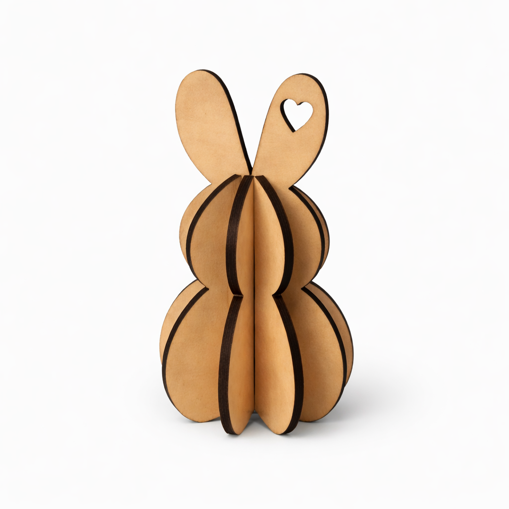 Osterhase "mit Herzloch"