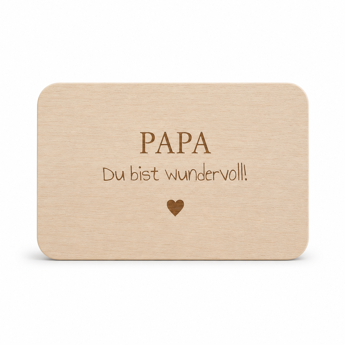 Jausenbrettchen „Papa du bist wundervoll!“